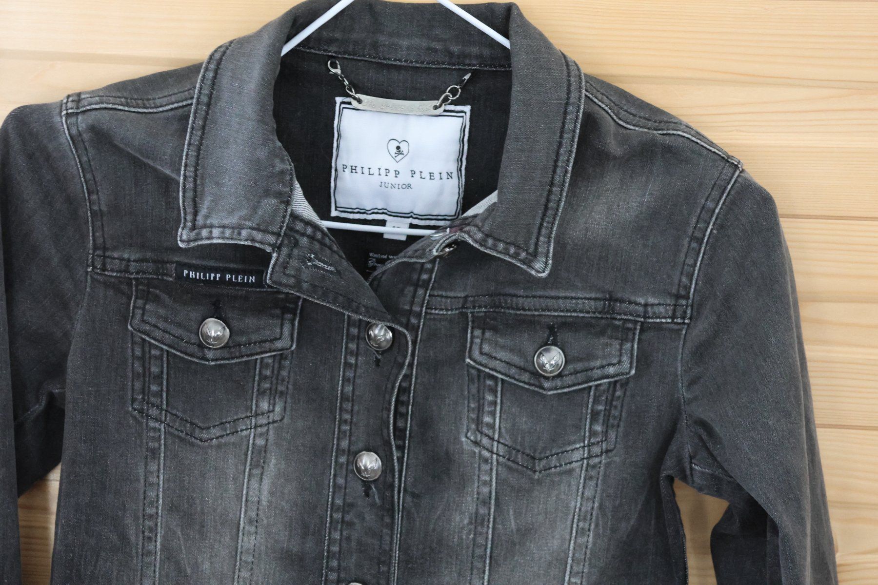 Giacche & Cappotti: MÄDCHEN PHILIPP PLEIN JEANSJACKE 10Y – Usato da Balzers venduto da MinimenschMia 3