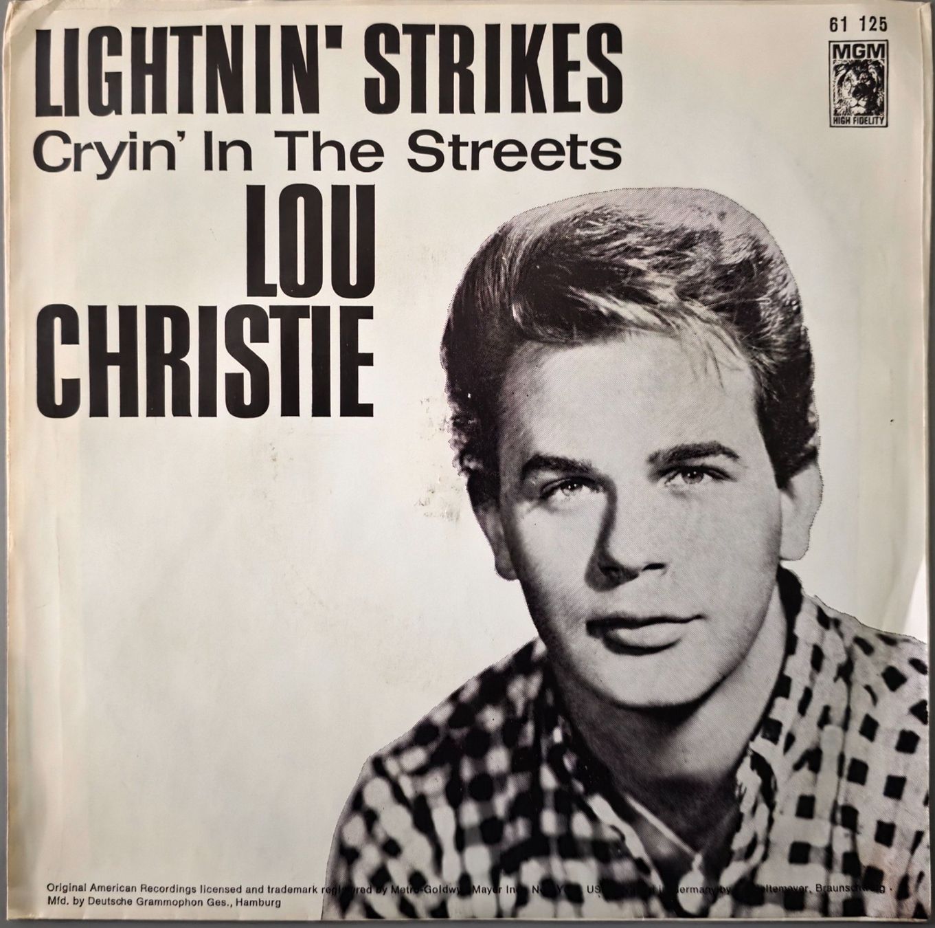 Dischi in vinile: Lou Christie Single – Lightnin' Strikes – Usato da Root venduto da atelier22 1