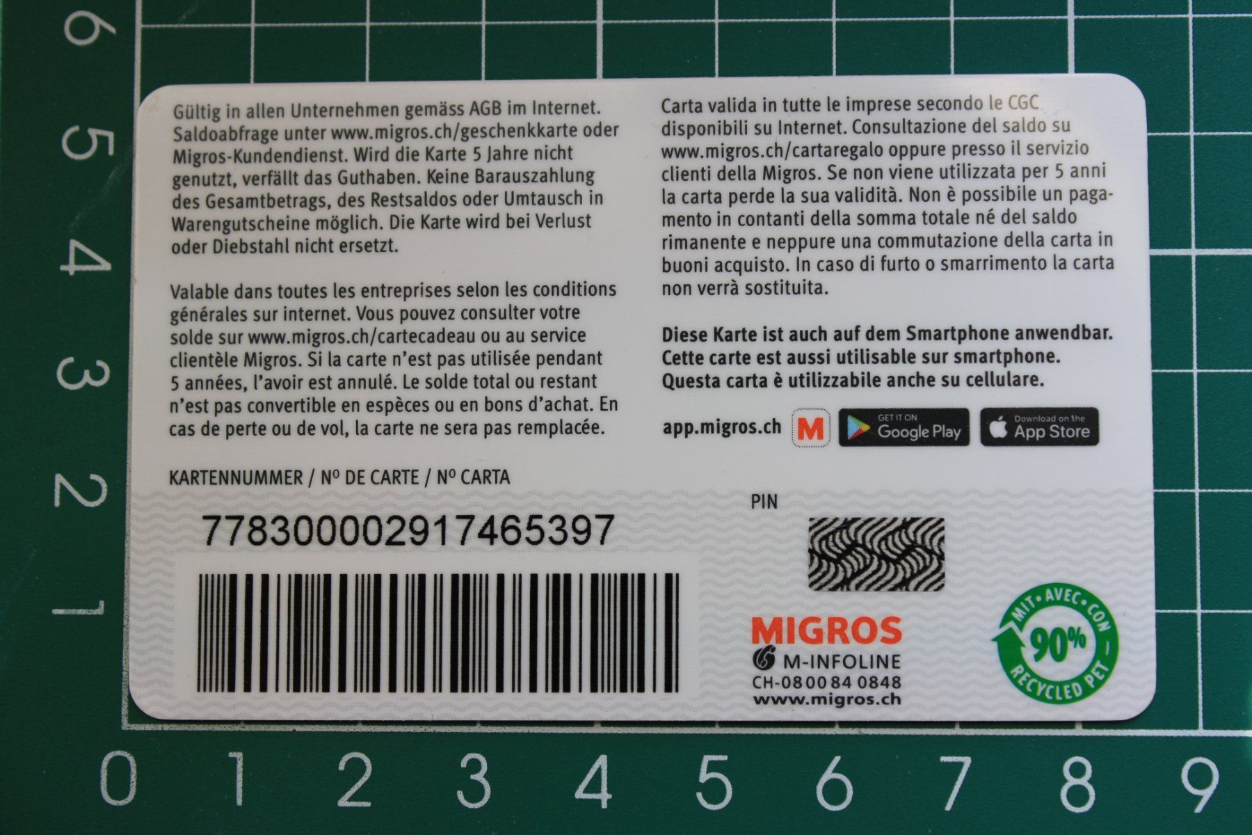 Cartoline: geschenkkarte – Usato da Laupen BE venduto da Gufi57 1