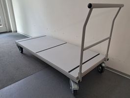 Tischwagen, Transportwagen, Plattformwagen mit Griff, Wagen