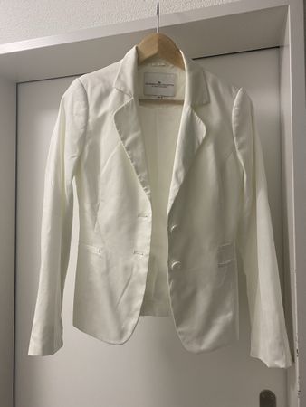 Elegante Designer Remix Collection Blazer, Gr. 38, Weiss