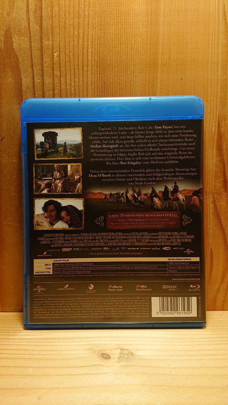 Tutti i DVDs: DER MEDICUS Blu-Ray mit Tom Payne – Usato da Wilderswil venduto da Exebub 1