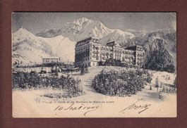 CAUX en hiver - Rochers de Naye - 1903