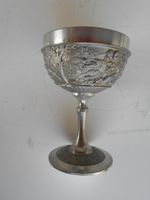 Antiker Weinbecher Zinn, ca. 11 cm hoch