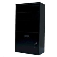 IMLEX IM-PB75 Paketbriefkasten Schwarz