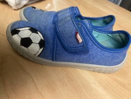 Superfit Hausschuhe/Finken Gr. 32, Fussballmotiv