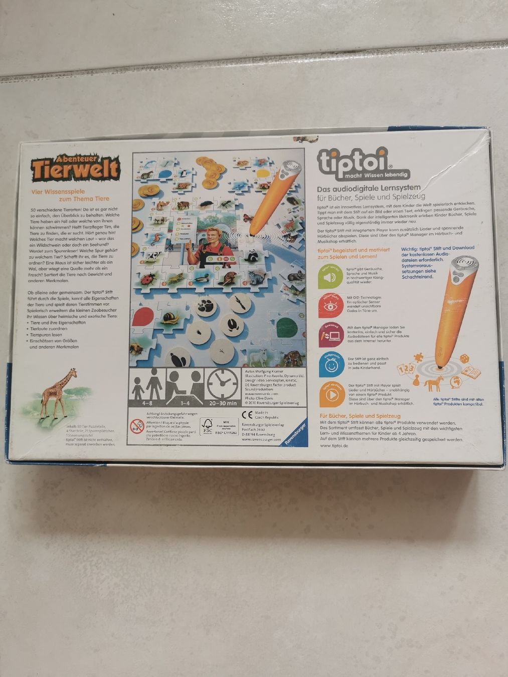 Tiptoi Spiele: Tiptoi Spiel - Abenteuer Tierwelt – Gebraucht aus Brunnen von JJaime 2