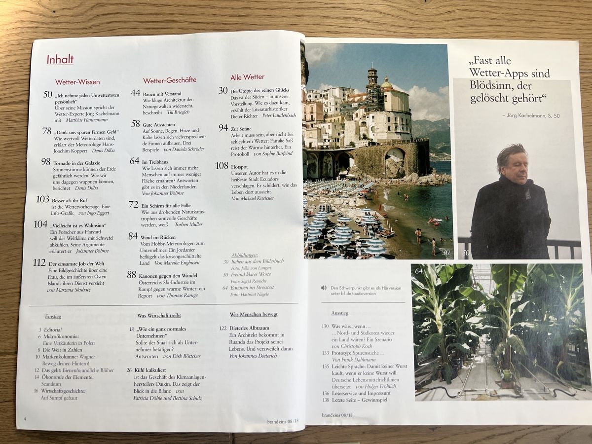 Zeitschriften & Magazine: 4 x Brand eins Magazine 2017-2018 – Gebraucht aus Oensingen von SchickeDame 4