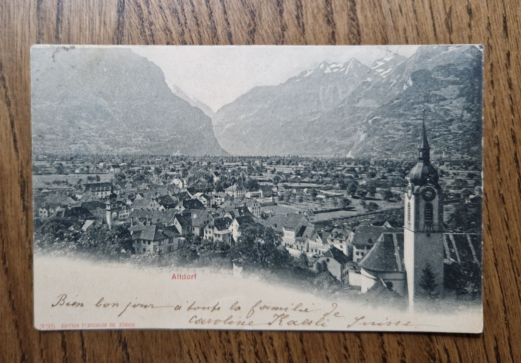 Cartoline postali: Altdorf 1901 – Usato da Ebikon venduto da Donar50