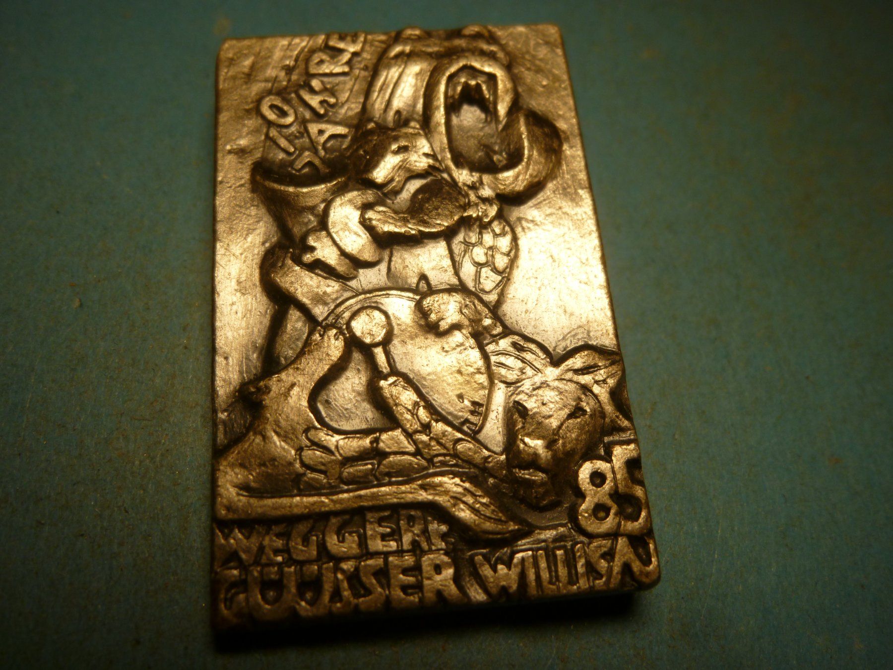 Plaketten & Abzeichen: WILLISAU 1985 SILBER – Gebraucht aus Ried (Muotathal) von Mandarin02