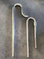 2x Aquarium Wasserfallrohr Edelstahl poliert Grösse L/M neu