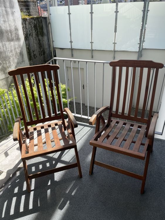 Teak Holz Gartenstühle Kaufen auf Ricardo