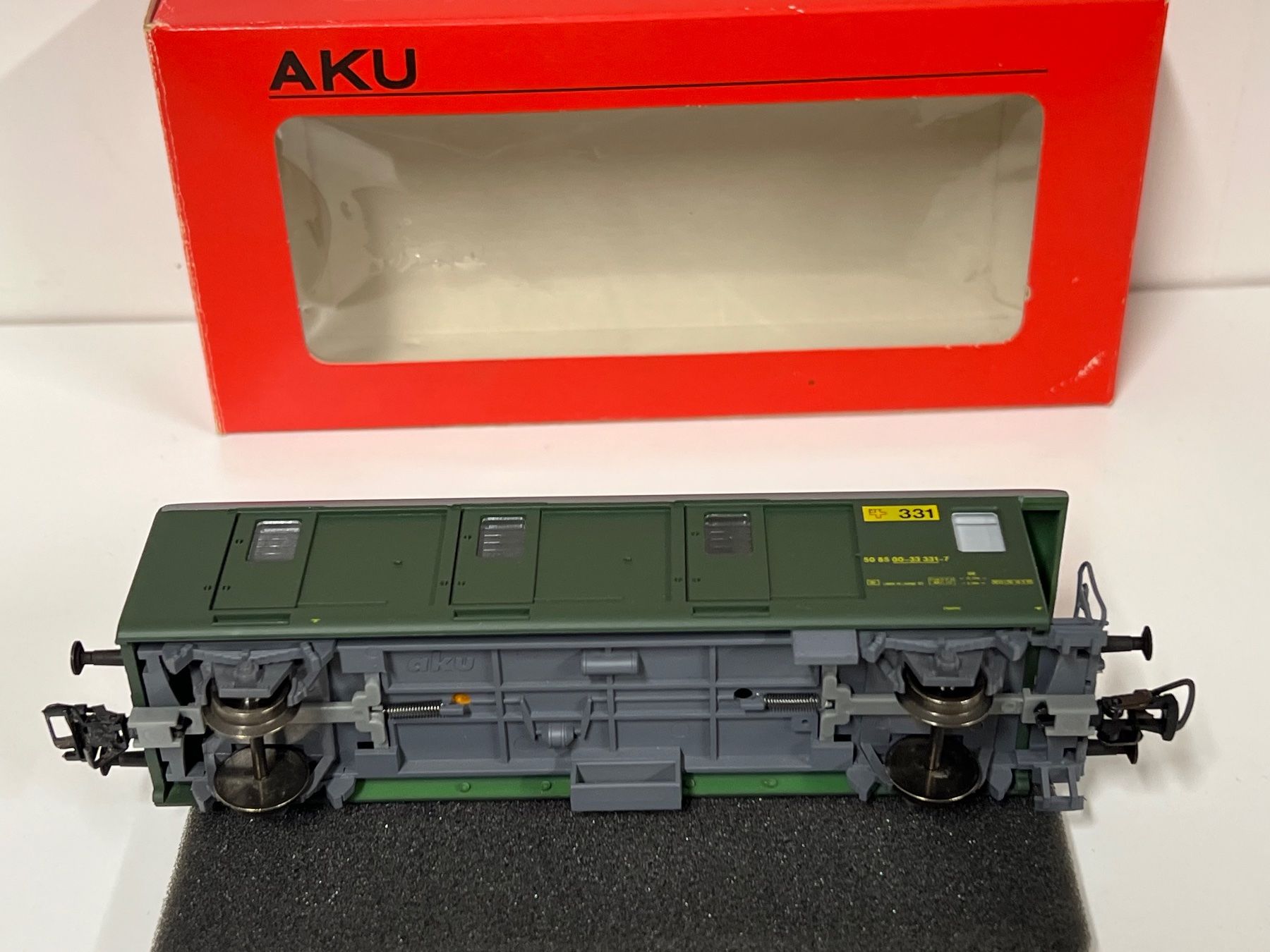 Aku Modellini di ferrovie: AKU H0 Postwagen PTT 331-7 AC – Nuovo (secondo la descrizione) da Geroldswil venduto da TopTrain54 5