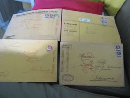 4 enveloppes commerciales années 1933 et 1953