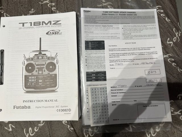 Brotect Pellicola Protettiva Per Schermo Robbe Futaba T18MZ (2 Pezzi) - Trasparente, Anti-impronta, Made In Germany - 3