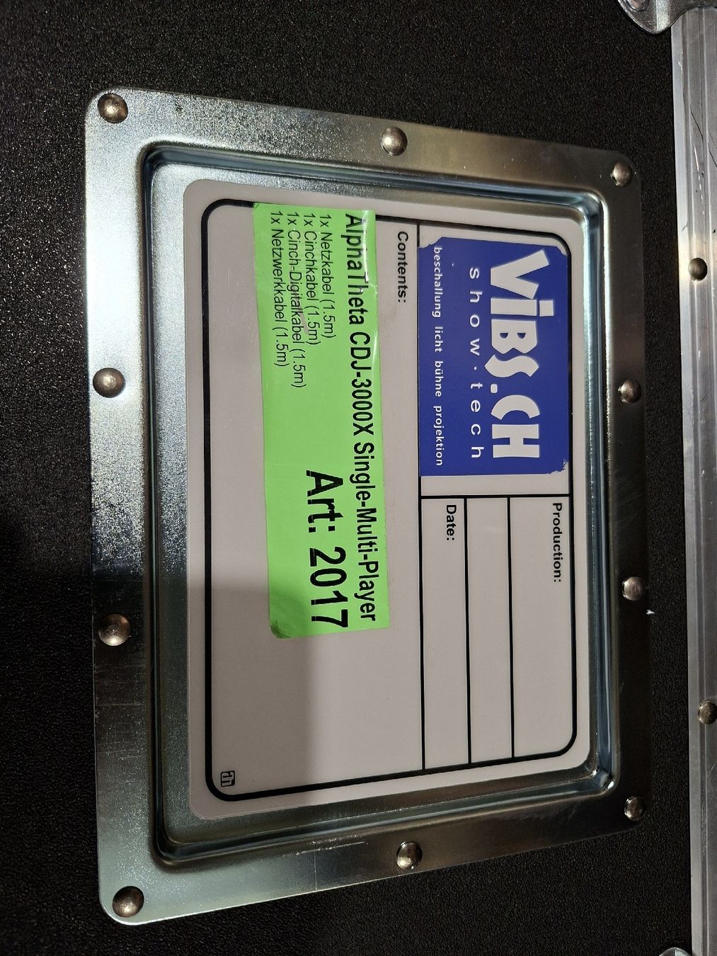 Valigie: AlphaTheta CDJ-3000X Hülle Case flightcase Top Zustand – Usato da Chur venduto da 80808080 1
