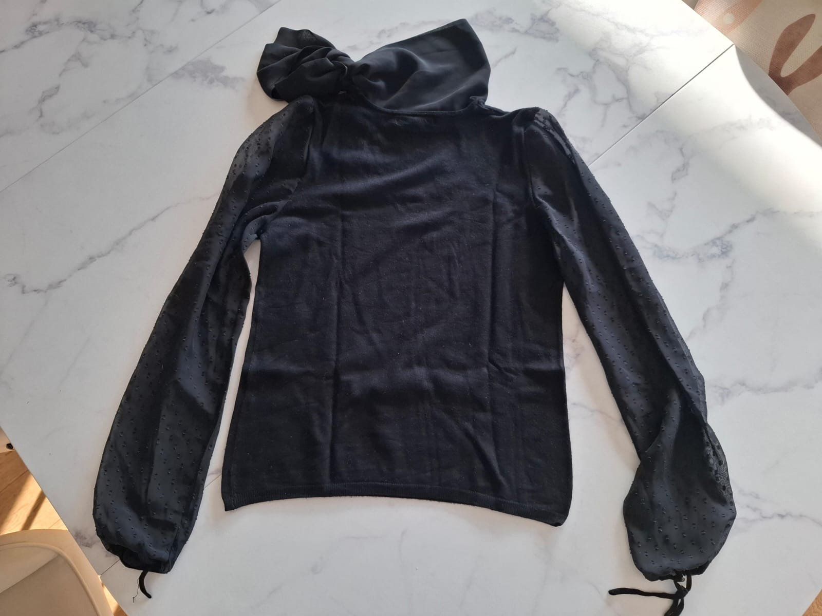 Mango Blusen: Damenpullover/Bluse mit Schleife von Mango, Gr. M – Gebraucht aus Massagno von Michaela.F 5