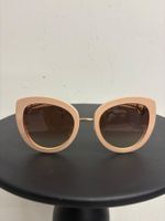 Fendi Sonnenbrille beige Metall mit Logo 0409/S