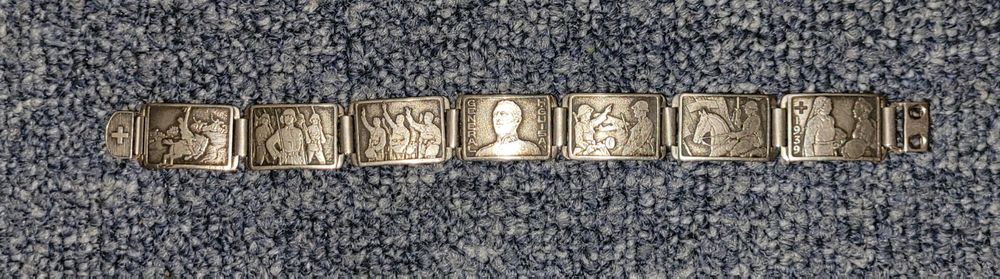 General Guisan bracciale argento e lastra fotografica altro 1