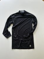 Nike Pro Combat Dri-FIT Shirt, Schwarz, Langarm, Grösse L