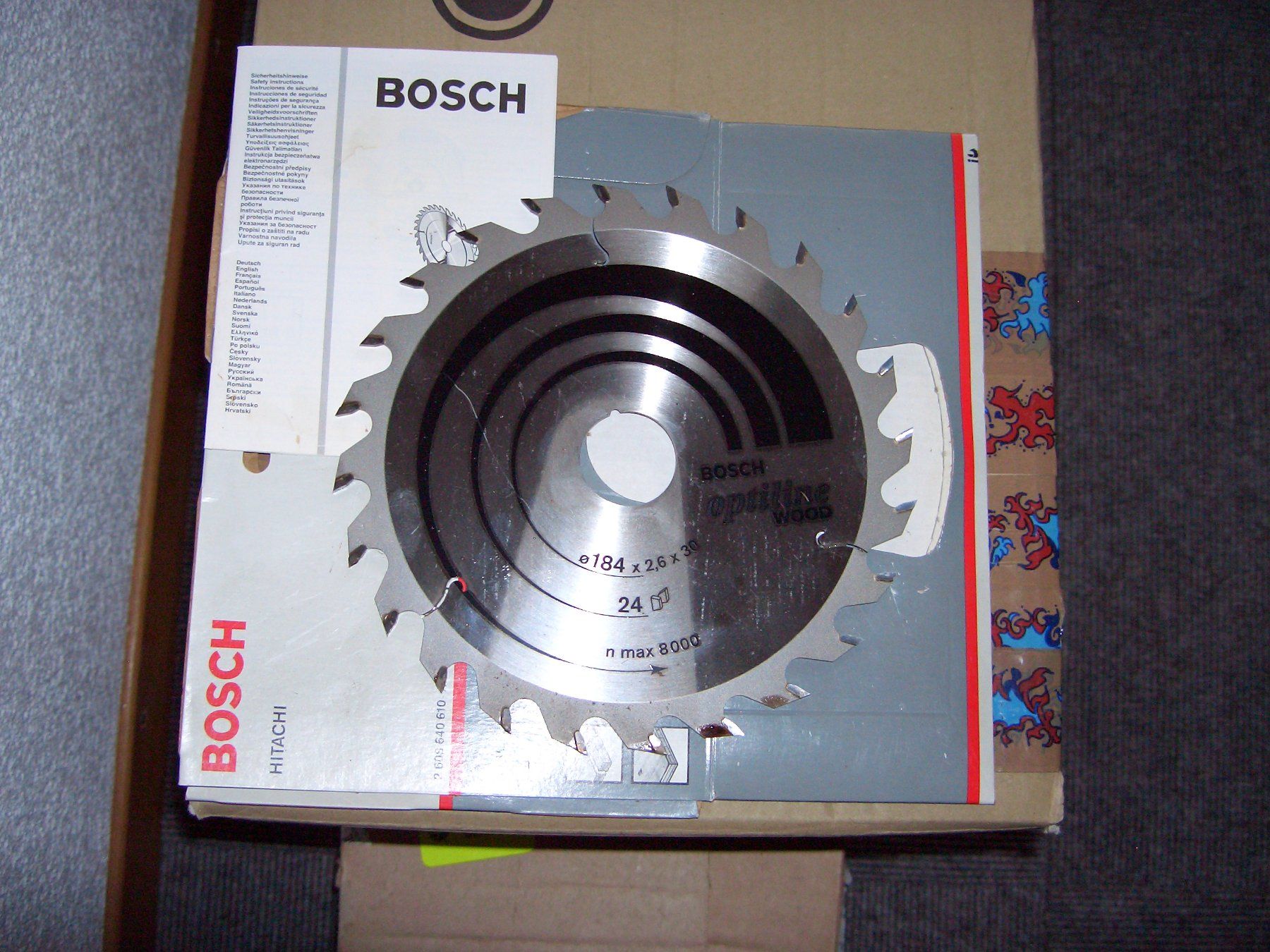 Bosch Seghe: 1 SÄGEBLATT  BOSCH HM – Nuovo e nell'imballaggio originale da Tann venduto da elolecig