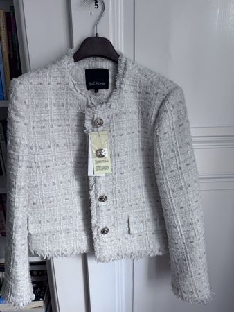 Veste Tout à Coup blanche, taille S, comme neuve!