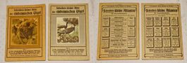 Schreibers kl. Atlas der einheimischen Vögel 1 & 2 Leporello