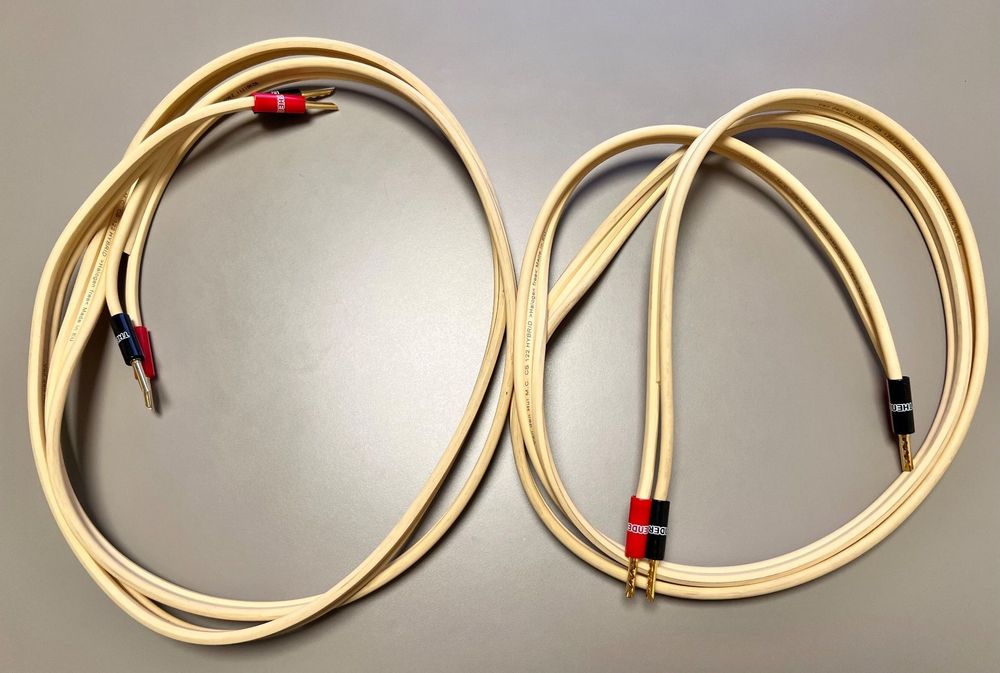 deleyCON 1m Cavo per Altoparlante PA - Qualità da Studio - in Puro Rame OFC - Cavo Bipolare per Altoparlante PA 2x 2,5mm² (AWG13) 8,3mm