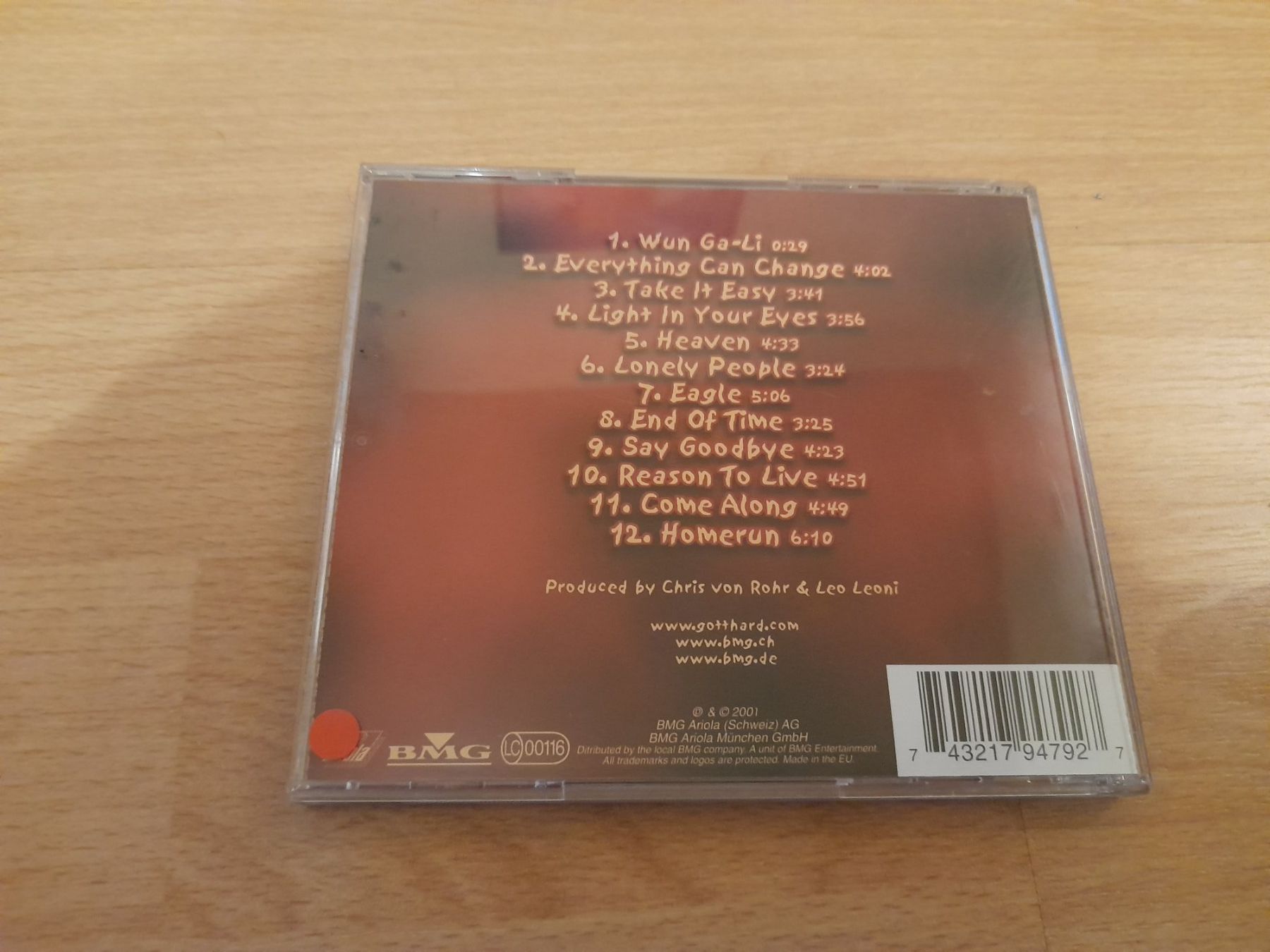 CD: CD Gotthard - Homerun – Usato da Lustmühle venduto da chevi03 2