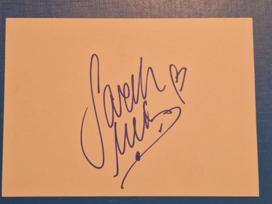 Autografi: Sarah Meier - handsigniert - persönlich gesammelt – Usato da Menziken venduto da Autogramme