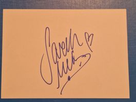 Sarah Meier - handsigniert - persönlich gesammelt