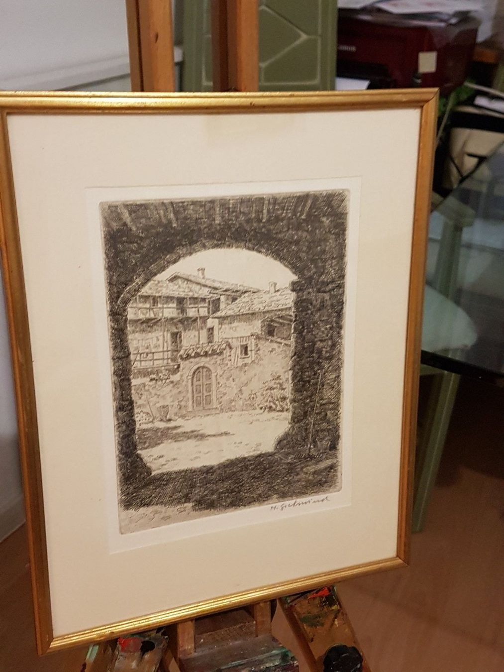 Dipinti: Original-Radierung H. Siebmind – Usato da Glattbrugg venduto da casabelavista 1