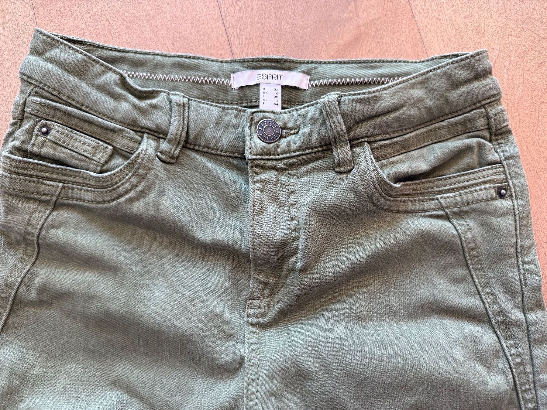 Esprit Jeans: ESPRIT - Oliv-farbene Jeans – Usato da Meilen venduto da kleisi01 3