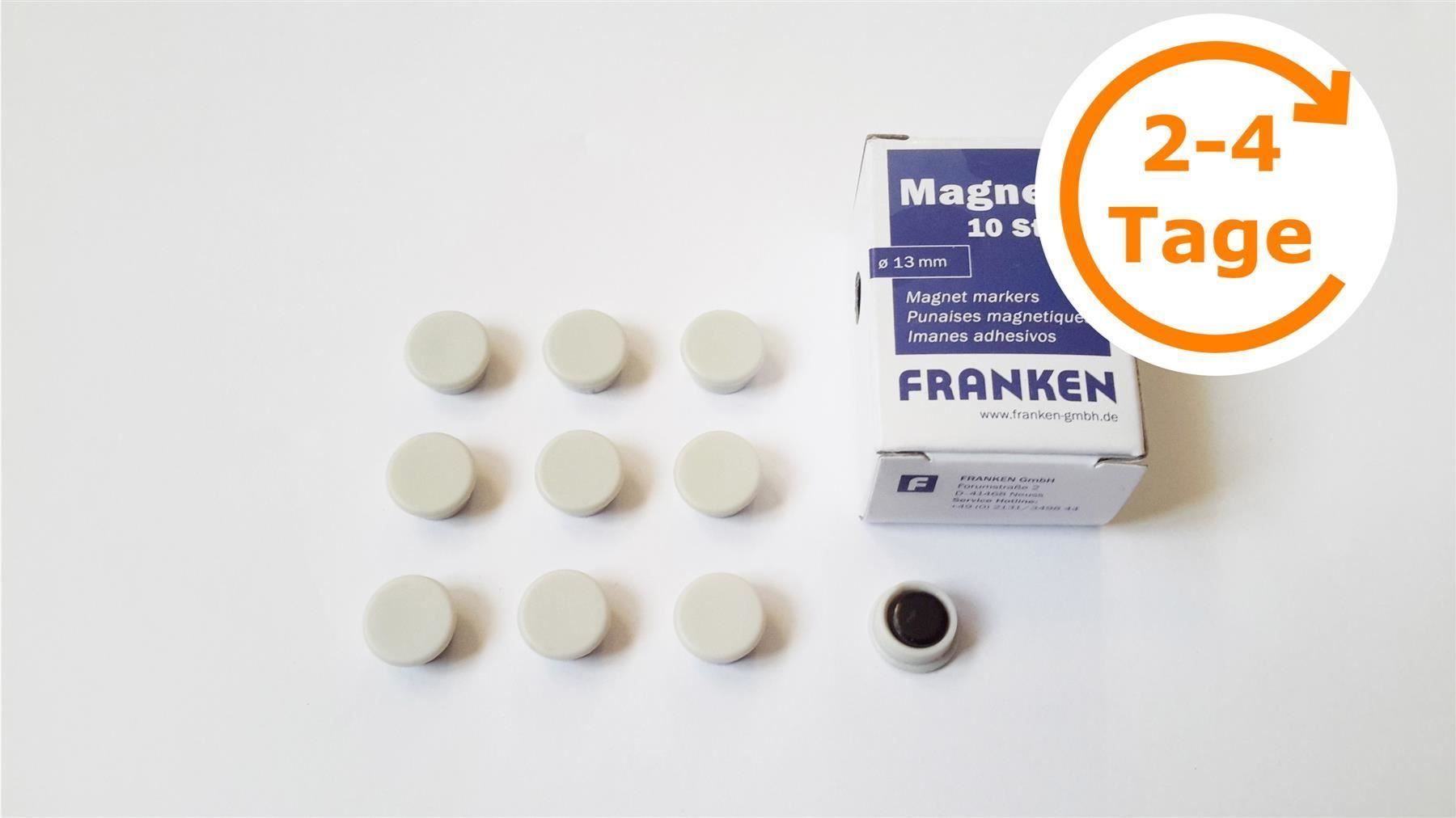 Calamite: Magnete 10 Stück, 13 mm, grau – Nuovo e nell'imballaggio originale da St. Gallen venduto da cointec