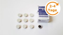 Magnete 10 Stück, 13 mm, grau