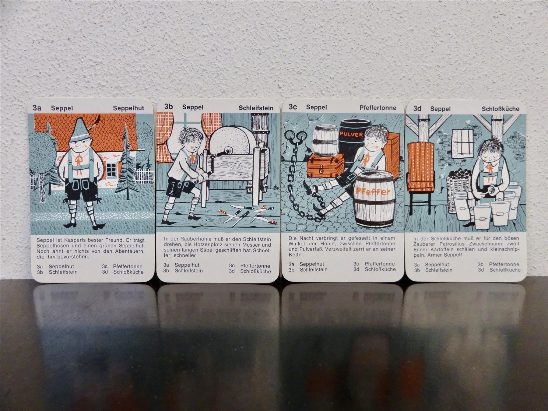 Spiele: altes Quartett RÄUBER HOTZENPLOTZ 1962 – Gebraucht aus Kerzers von wisaundso 6