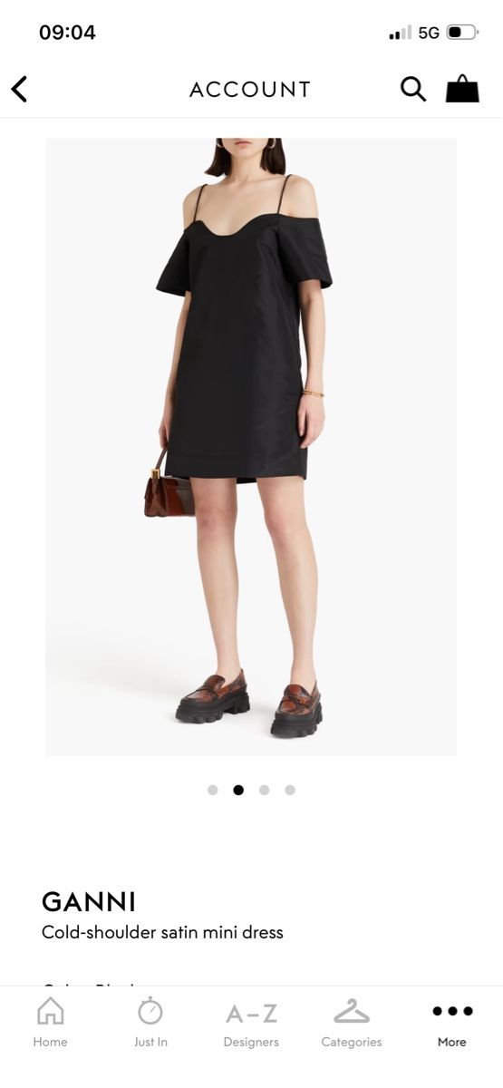 Ganni Robes: GANNI black dress size EU 36 – D'occasion à Basel par ana_6yp9 1