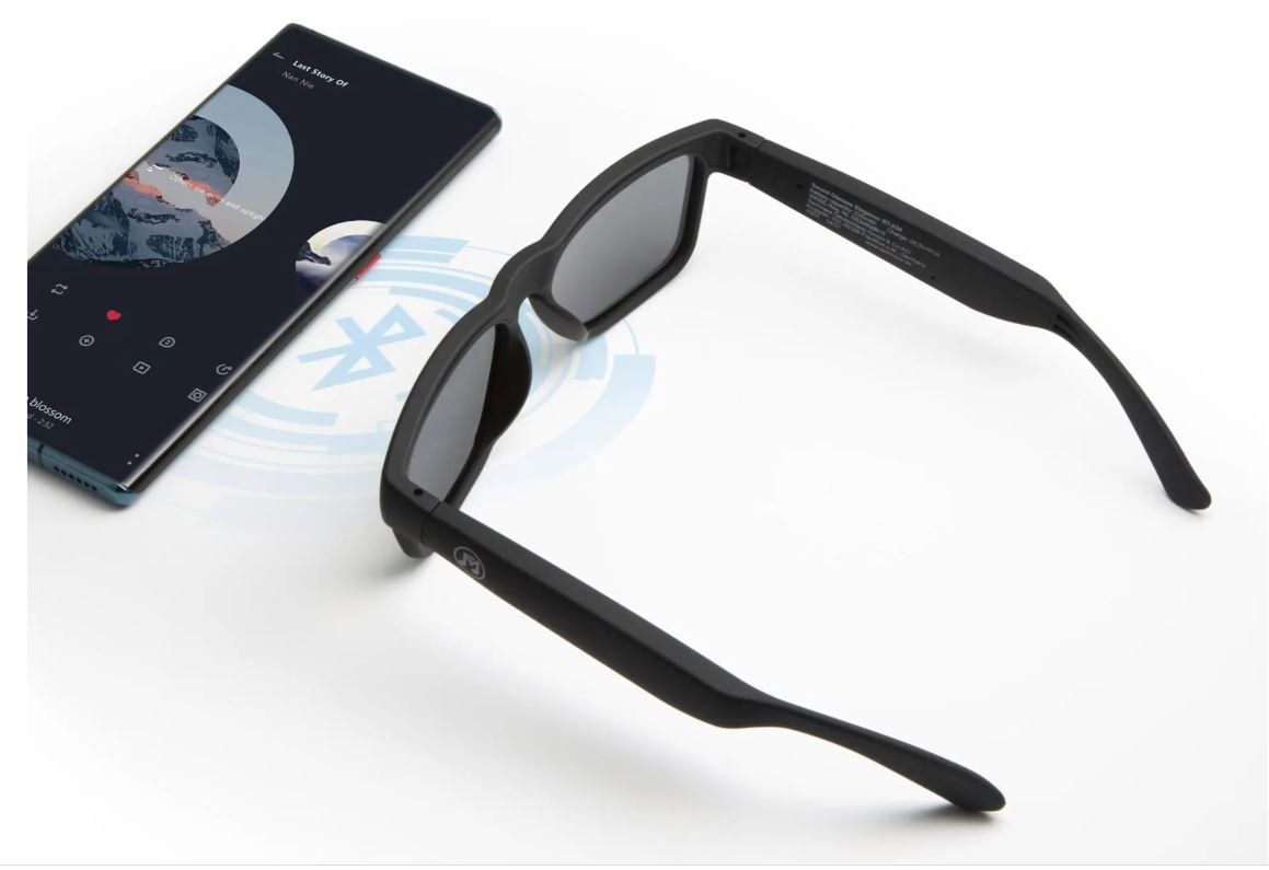 Brillen & Gläser: Sonnenbrille m. Bluetooth Kopfhörer Mikrofon Sprachassistent – Neu und originalverpackt aus Koppigen von Bracher_Mail-House 4