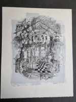RENÉ VILLIGER LITHOGRAPHIE SIGNIERT KÜNSTLERPROBE