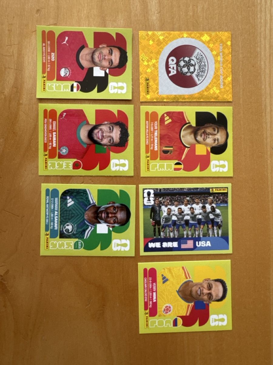 Panini Carte collezionabili: Panini WM26-7x Sticker – Nuovo (secondo la descrizione) da Arbon venduto da homebender