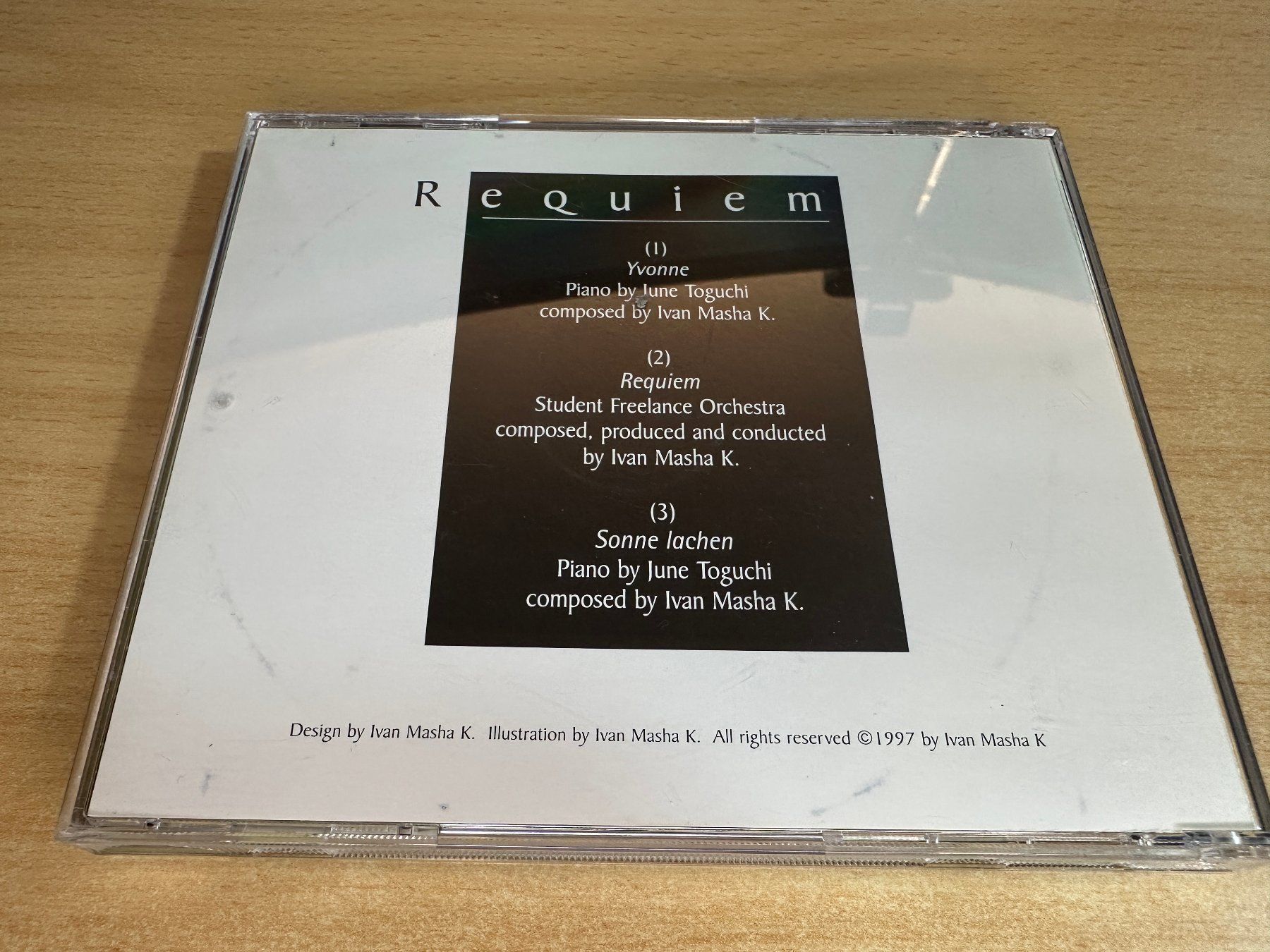 CD: F8 Ivan Masha K. - Requiem – Usato da Rikon im Tösstal venduto da Alpenmutz 1