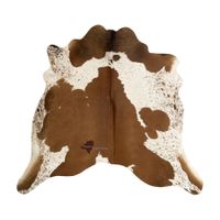 echtes Kuhfell Teppich Brown/White