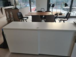 IKEA GALANT Schiebetürschrank weiss mit Zahlenschloss