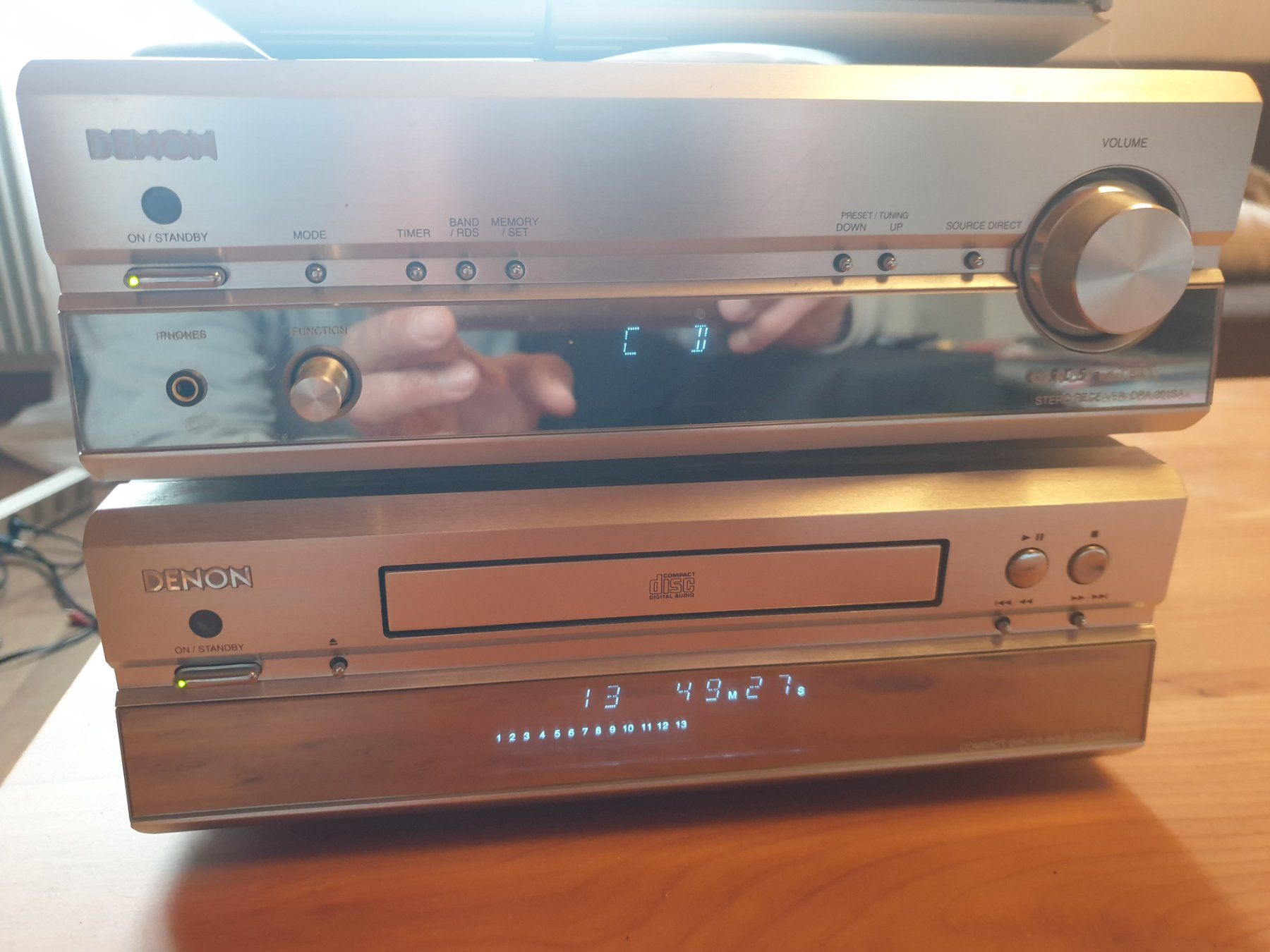 Denon Receiver: Denon Stereoanlage mit Piega Boxen – Gebraucht aus Henggart von chrigel2483