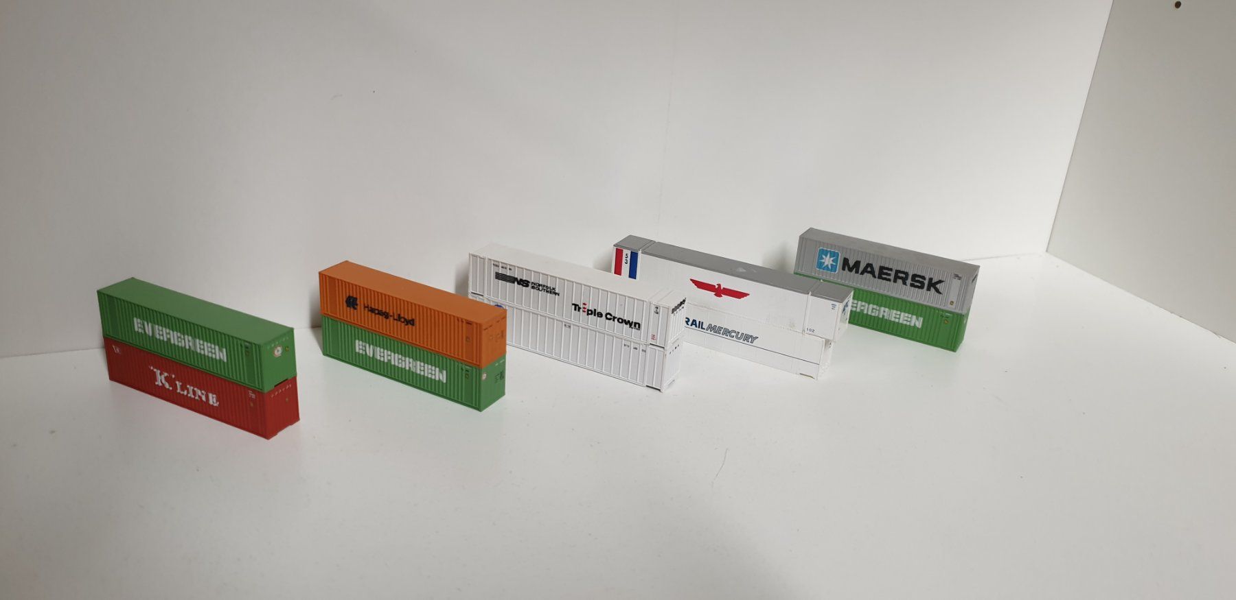 Modellini di ferrovie: Div. Conntainer   Spur N USA 1:160 – Usato da Geroldswil venduto da TopTrain54