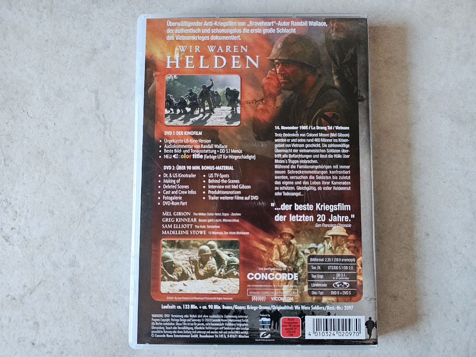 Tutti i DVDs: Wir waren Helden  -  2 DVD Set  (Mel Gibson) – Usato da Schneisingen venduto da backstore24 1