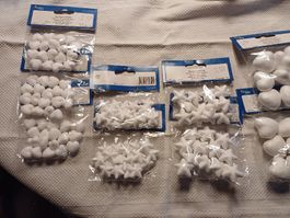 9 Säcklein mit Mini Herzen und Sterne