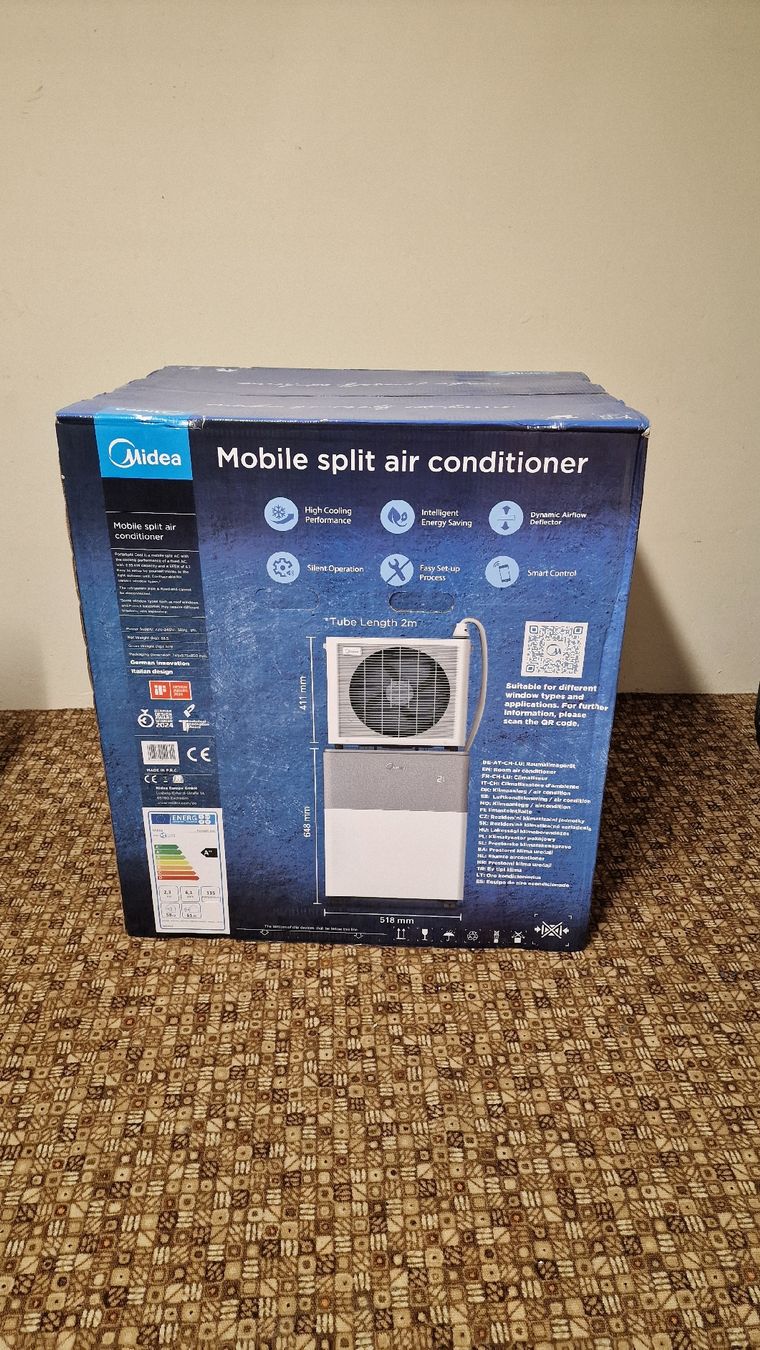 Midea Condizionatori: Originalverpackung Midea PortaSplit Cool | Nur Leer-Karton – Usato da Dättlikon venduto da Richard