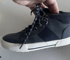 Scarpe invernali ragazzo nere n. 35 calde fodera pelliccia s