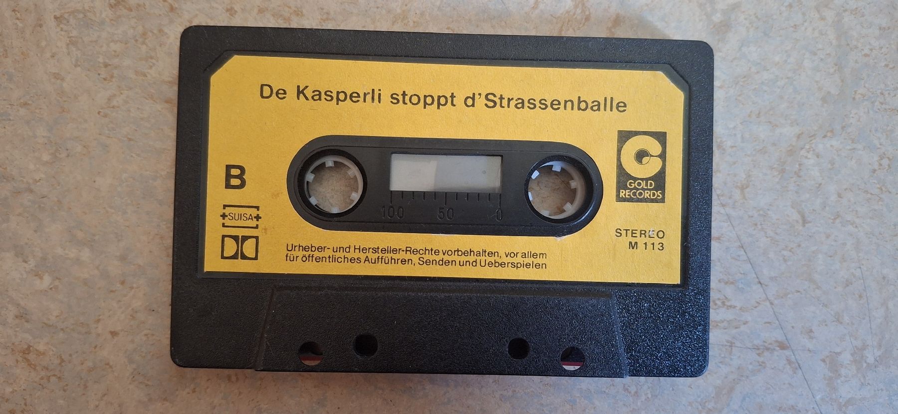 Kompaktkassetten: de Kasperli stoppt d' Strassenballe Kassette – Gebraucht aus Brienz BE von mondchatz1 1